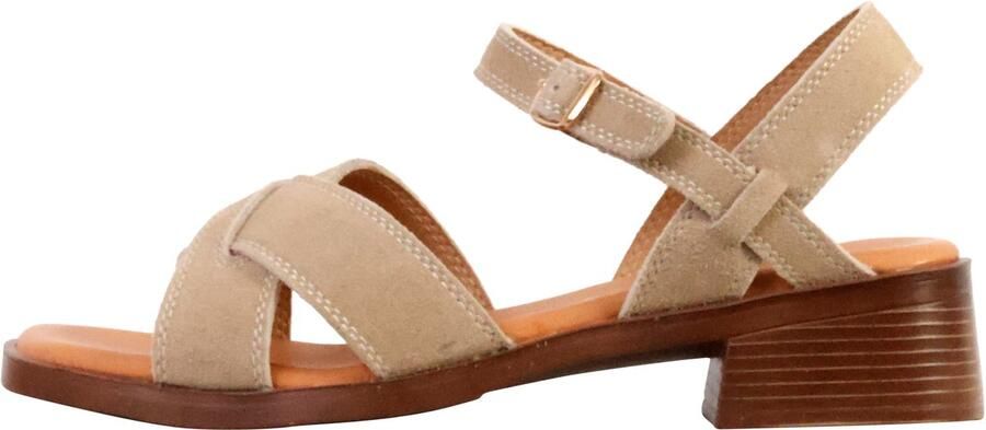 The Divine Factory Alénoa Leren Hak Sandalen