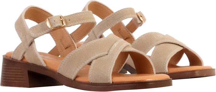 The Divine Factory Alénoa Leren Hak Sandalen