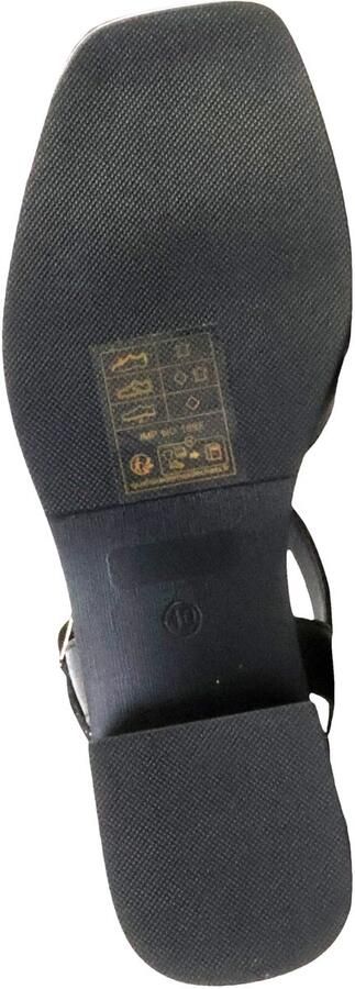 The Divine Factory Alénoa leren sandalen met hak