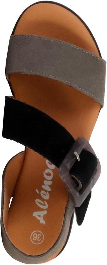 The Divine Factory Alenoa leren sandalen