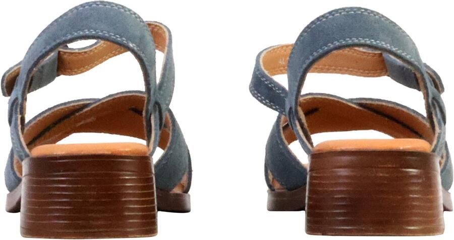 The Divine Factory Alénoa leren sandalen met hak - Foto 2