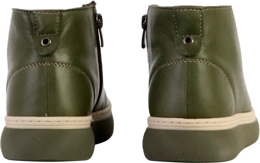 The Divine Factory Alénoa leren sportschoenen met hoge bovenkant