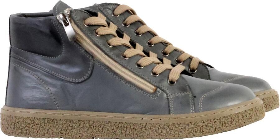 The Divine Factory Alénoa leren sportschoenen met hoge bovenkant