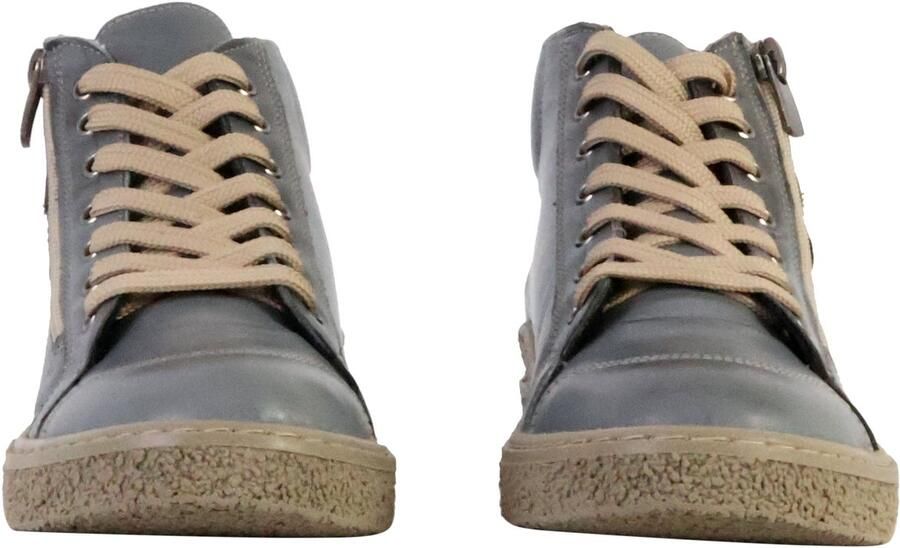 The Divine Factory Alénoa leren sportschoenen met hoge bovenkant