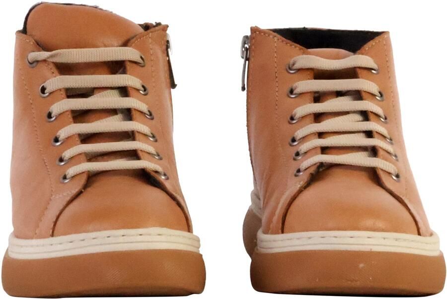 The Divine Factory Alénoa leren sportschoenen met hoge bovenkant