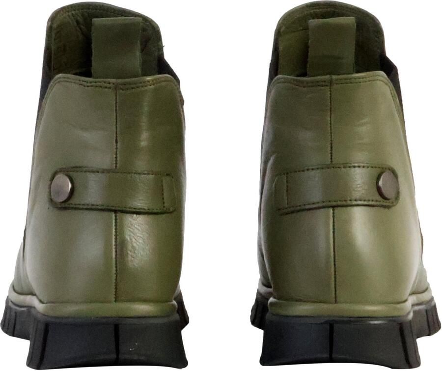 The Divine Factory Alénoa leren sportschoenen met hoge bovenkant