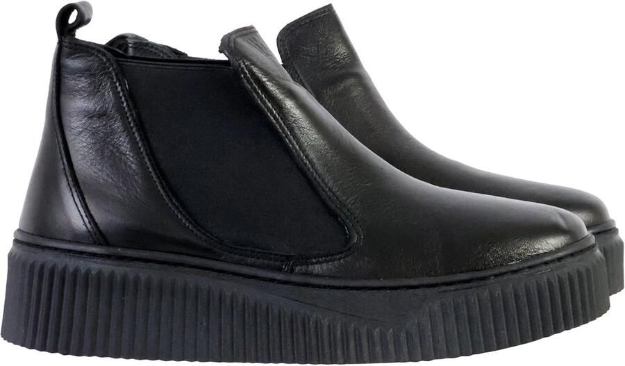 The Divine Factory Alénoa leren sportschoenen met hoge bovenkant