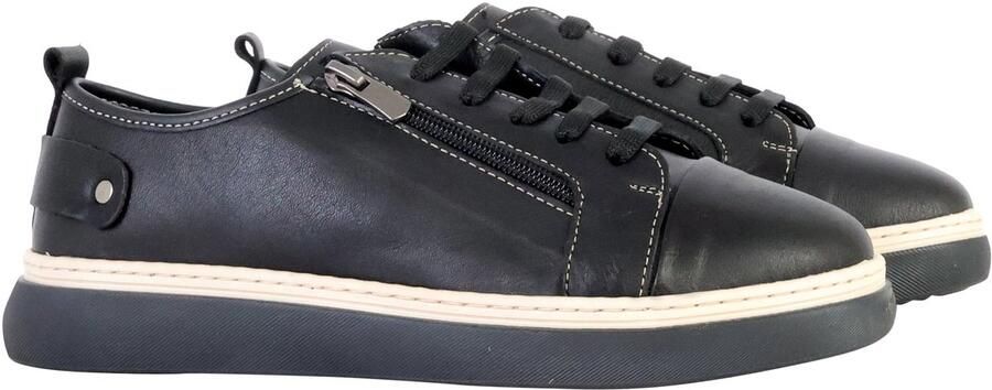 The Divine Factory Alénoa leren sportschoenen met lage bovenkant