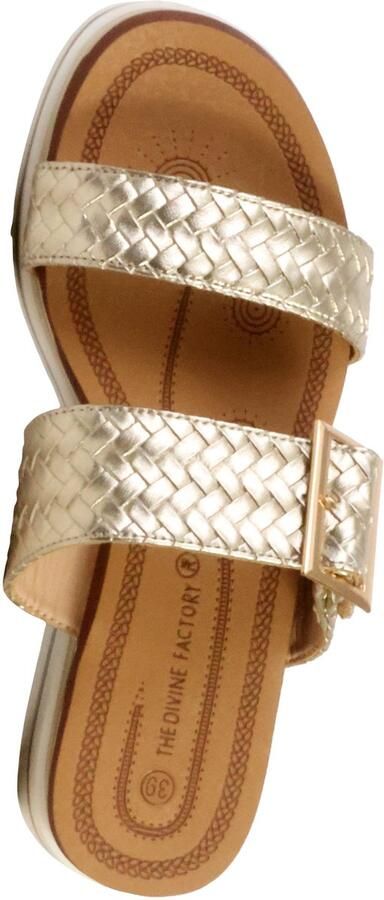 The Divine Factory Gevoerde sandalen