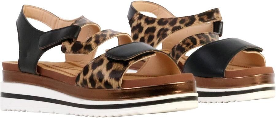 The Divine Factory Sandalen met klittenband