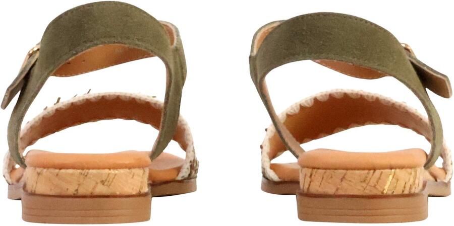 The Divine Factory Alénoa leren sandalen