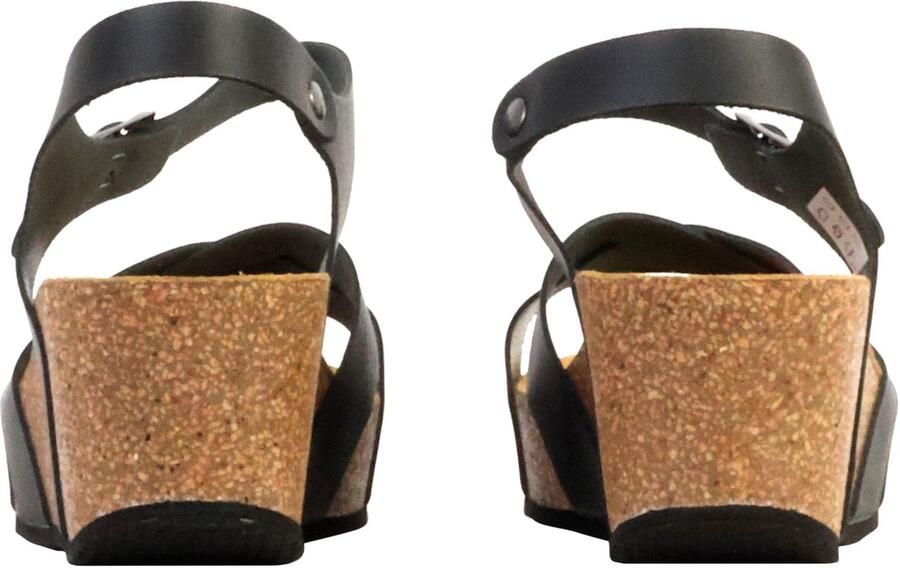 The Divine Factory Sandaal 'Noga Ety Edge Leder-Sandalen mit Keilabsatz' zwart - Foto 2