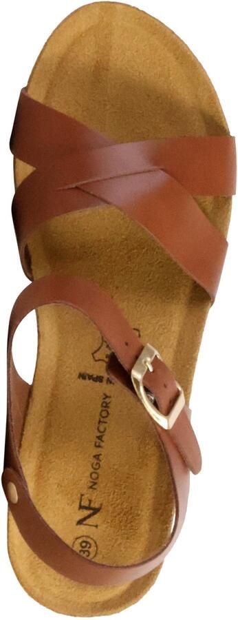 The Divine Factory Noga Ety Edge leren sleehak sandalen