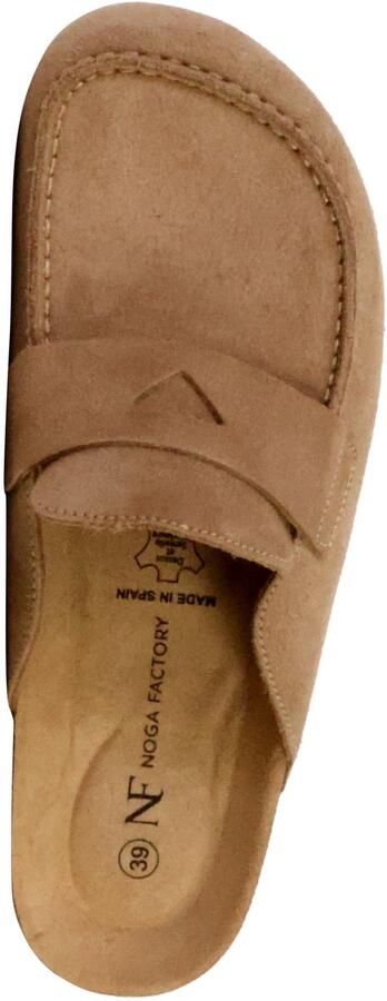 The Divine Factory Noga Gassirette leren mocassin-slippers