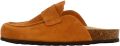 The Divine Factory Noga Gassirette leren mocassin-pantoffels - Bruin