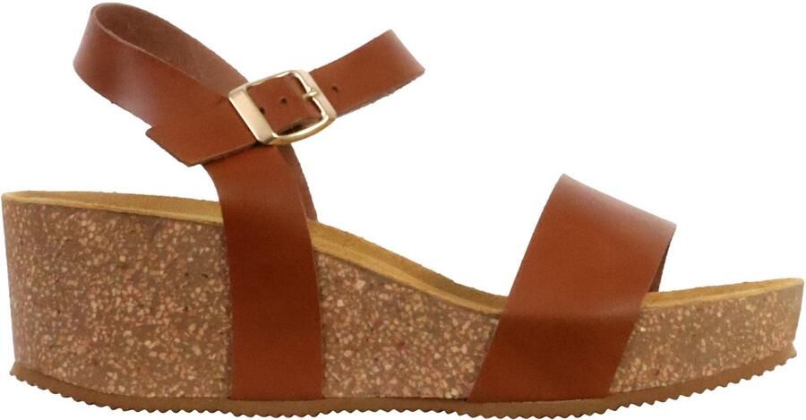 The Divine Factory Noga Laura Edge leren sandalen met plateauzool - Foto 4