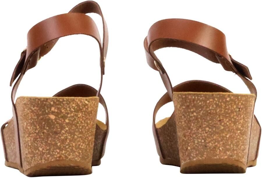 The Divine Factory Noga Laura Edge leren sandalen met sleehak - Foto 2