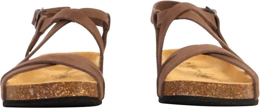 The Divine Factory Noga Tahel Edge leren sandalen