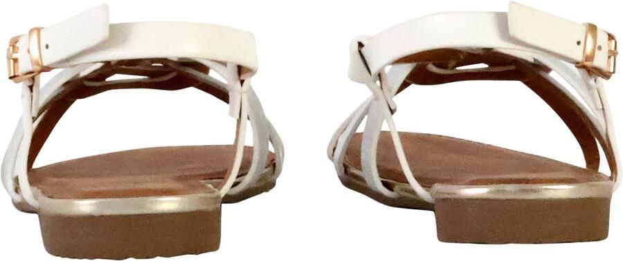 The Divine Factory Platte Band Sandalen