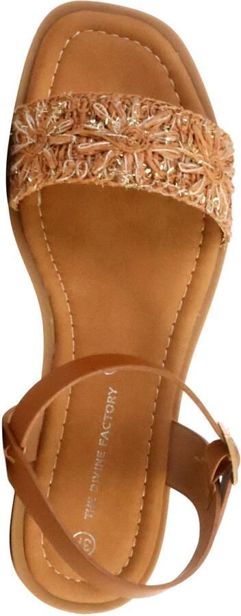 The Divine Factory sandalen met gesp