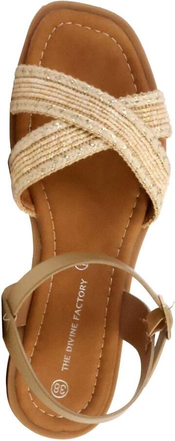The Divine Factory sandalen met gesp