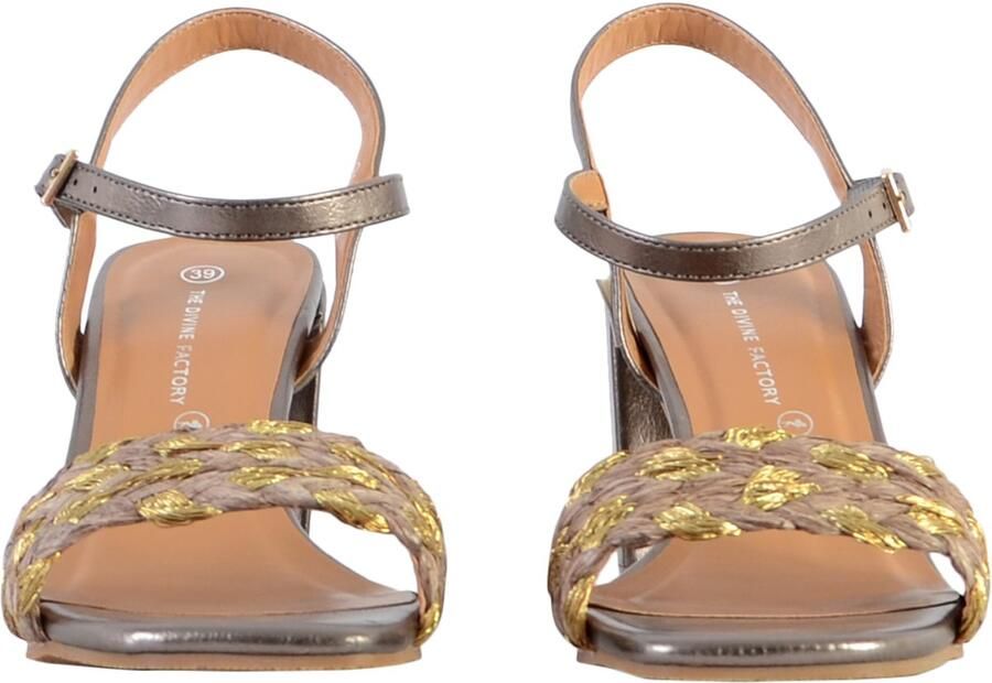 The Divine Factory Sandalen met hak