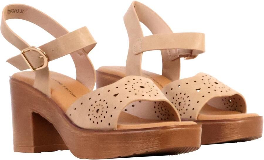 The Divine Factory Sandalen met hak