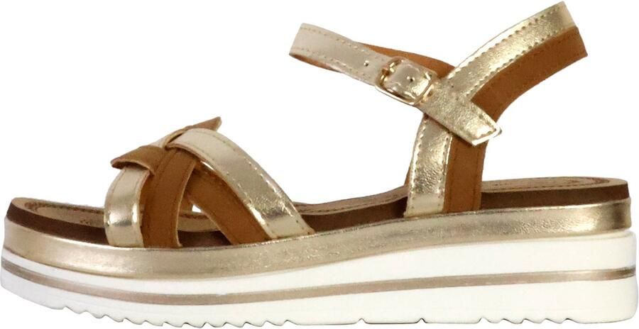 The Divine Factory Sandales Compensées à Bride