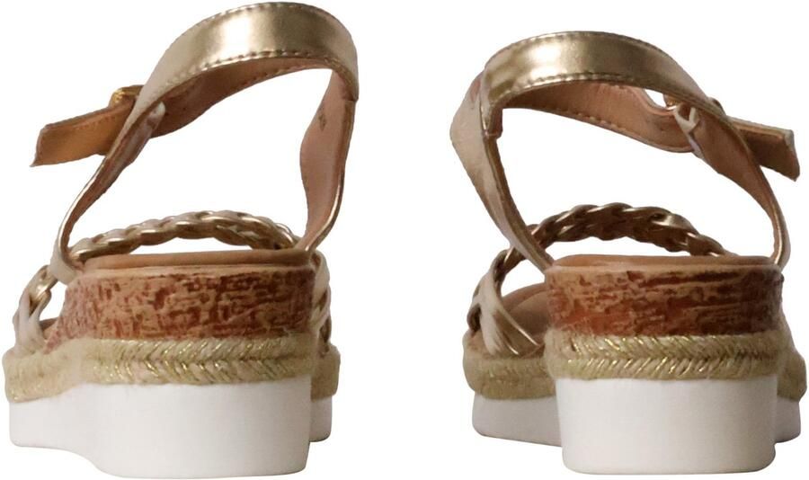 The Divine Factory Sandales Compensées à Brides