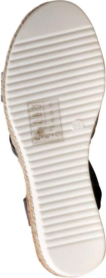 The Divine Factory Sandales Compensées à Brides