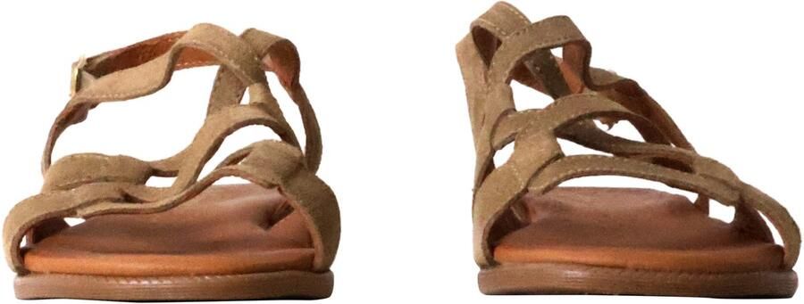 The Divine Factory Sandales Plates en cuir Alénoa
