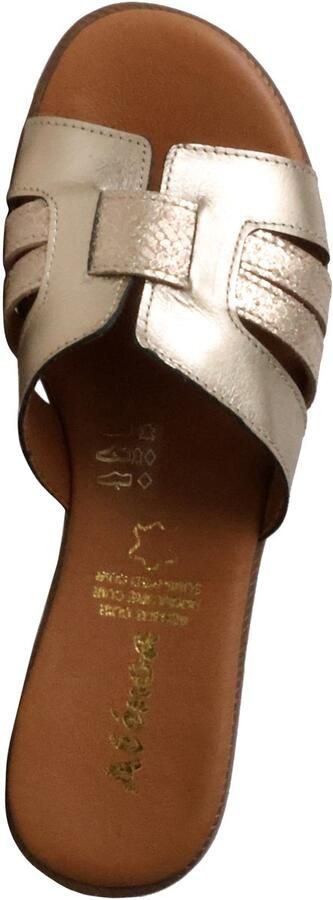 The Divine Factory Sandales Plates en cuir Alénoa