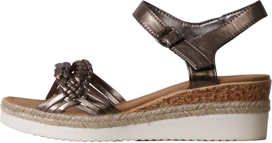 The Divine Factory Sandalen met sleehak en bandjes - Foto 3
