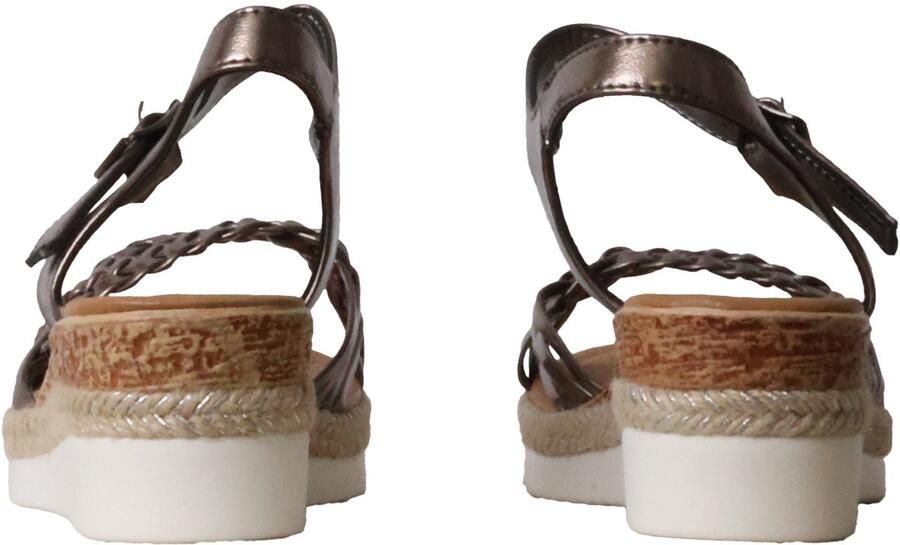 The Divine Factory Sandalen met sleehak en bandjes - Foto 2