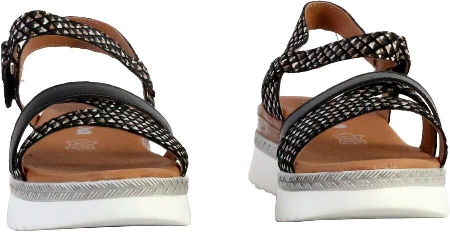 The Divine Factory TDF Alénoa leren platte sandaal