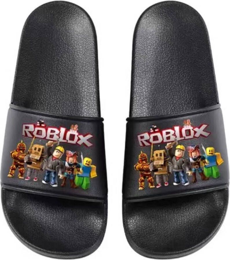 The Green Roblox Slippers Badslippers Slippers Unisex Comfortabel Waterafstotend 31 Kinder slippers Adult slippers Roblox Print