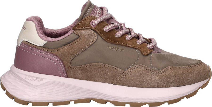 THE HOFF BRAND Lage Sneakers Dames Budapest Ii Maat: 37 Materiaal: Suède Kleur: Beige