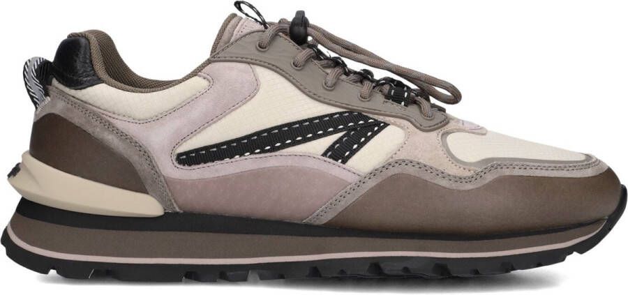 THE HOFF BRAND Lage Sneakers Heren City Off Road Maat: 41 Materiaal: Leer Kleur: Grijs