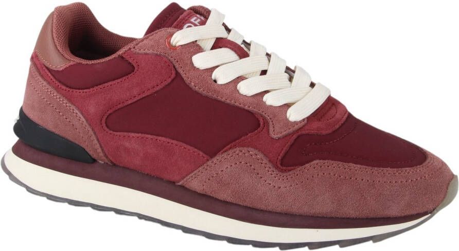 The Hoff Brand Dallas Sneakers Suède Dames Rood