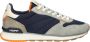 THE HOFF BRAND Lage Sneakers Heren Delos Maat: 42 Materiaal: Suède Kleur: Blauw - Thumbnail 1