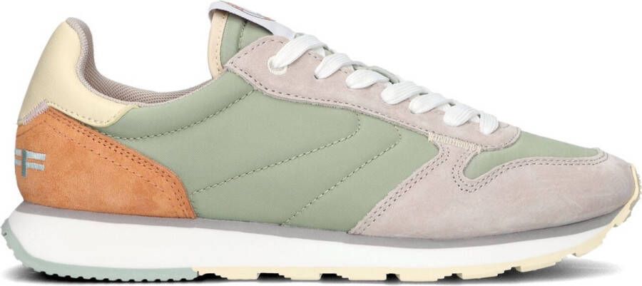 THE HOFF BRAND Lage Sneakers Dames Delphi Track + Field Maat: 36 Materiaal: Suède Kleur: Groen