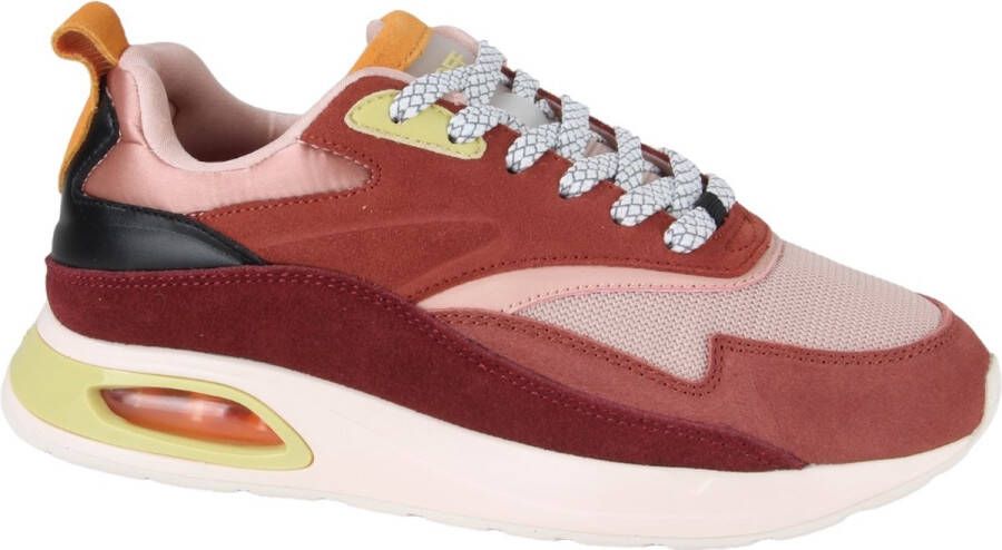 THE HOFF BRAND Lage Sneakers Dames Maracana Maat: 40 Materiaal: Suède Kleur: Rood