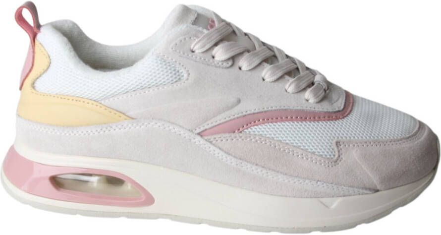 THE HOFF BRAND Lage Sneakers Dames Jin Mao Maat: 40 Materiaal: Suède Kleur: Beige