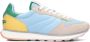 THE HOFF BRAND Lage Sneakers Dames Larisa Track Maat: 37 Materiaal: Suède Kleur: Blauw - Thumbnail 1