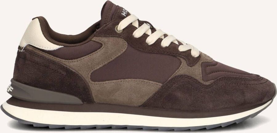 THE HOFF BRAND Lage Sneakers Heren Munich Maat: 43 Materiaal: Suède Kleur: Bruin