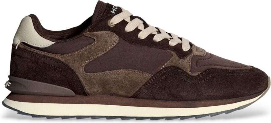 THE HOFF BRAND Lage Sneakers Heren Munich Maat: 42 Materiaal: Suède Kleur: Bruin