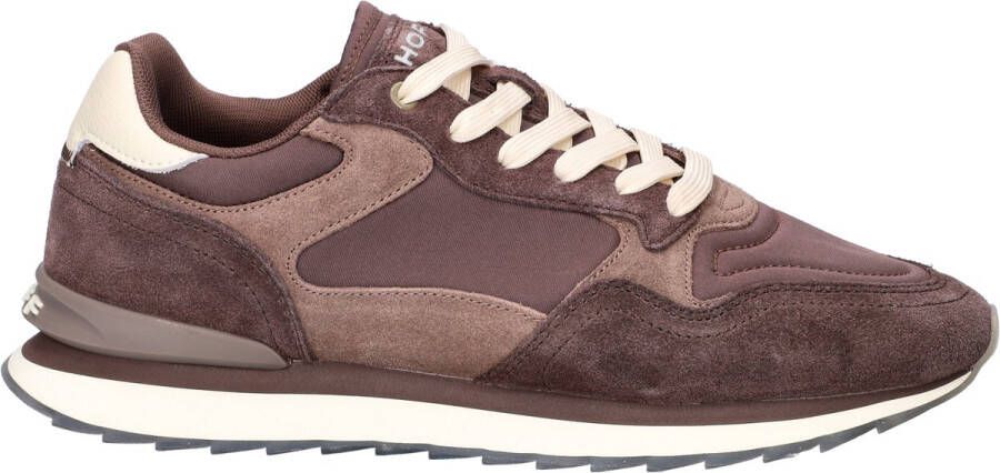 THE HOFF BRAND Lage Sneakers Heren Munich Maat: 41 Materiaal: Suède Kleur: Bruin