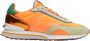 THE HOFF BRAND Lage Sneakers Dames Passion Fruit Art Maat: 41 Materiaal: Suède Kleur: Oranje - Thumbnail 1