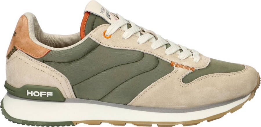 The Hoff Brand Rhodes Sneakers Suède Heren Groen