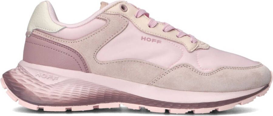 THE HOFF BRAND Lage Sneakers Dames Stockholm Ii Maat: 39 Materiaal: Suède Kleur: Roze